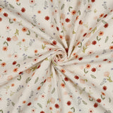 Double Gauze Natural Digital Flowers