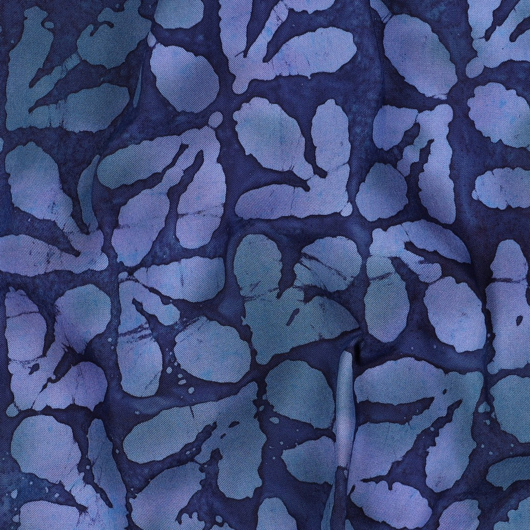 Handcrafted Batik Viscose Navy