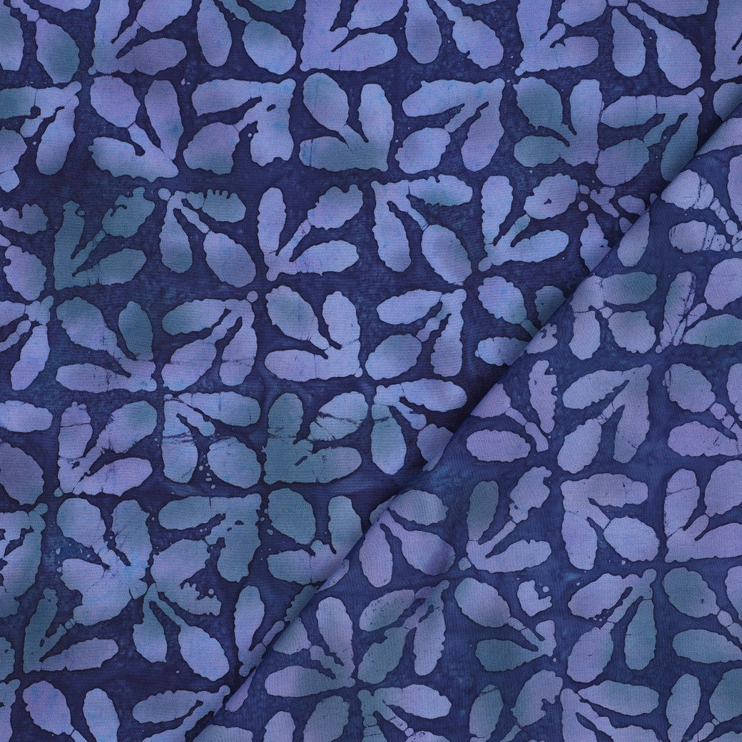 Handcrafted Batik Viscose Navy