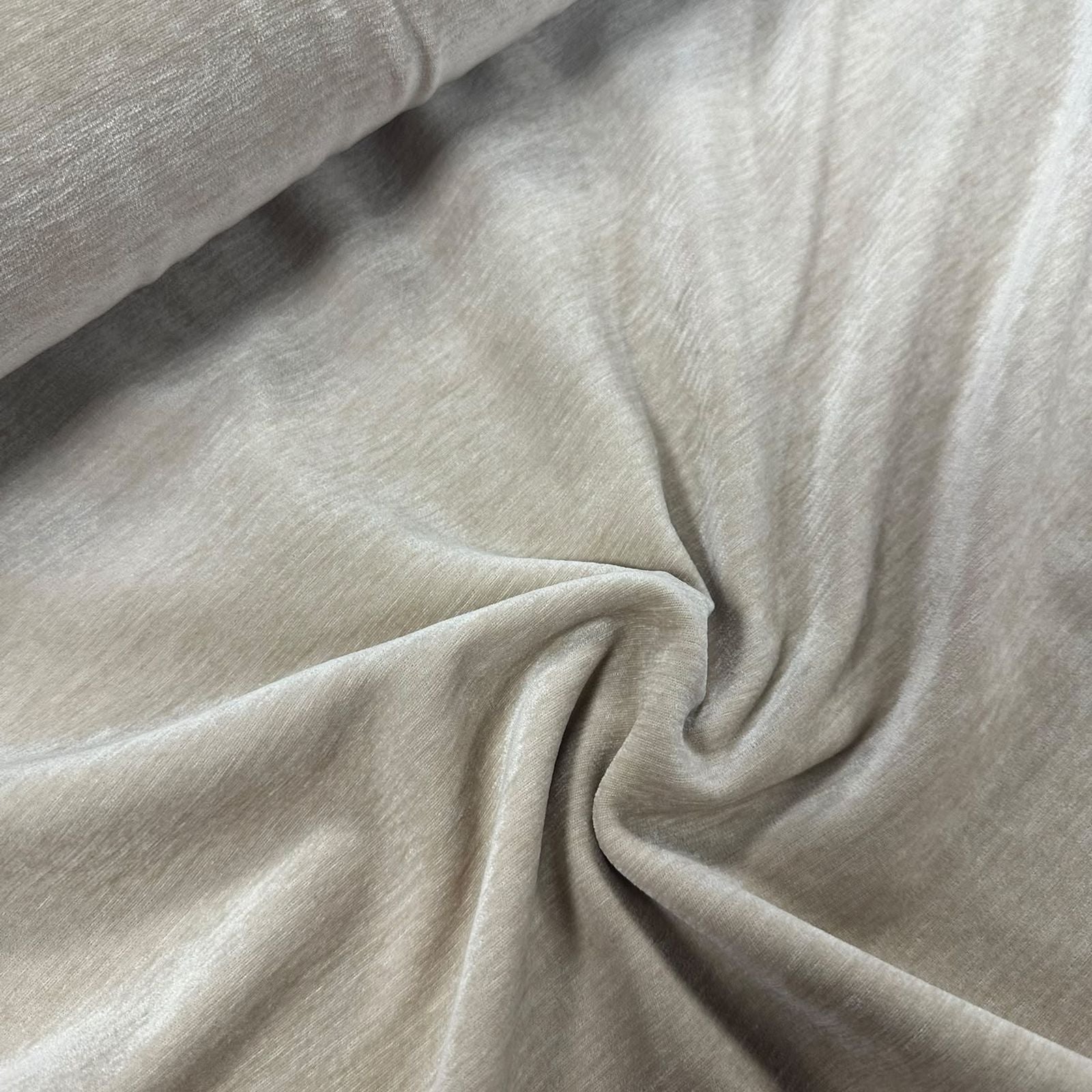 A La Ville stretchfluweel beige