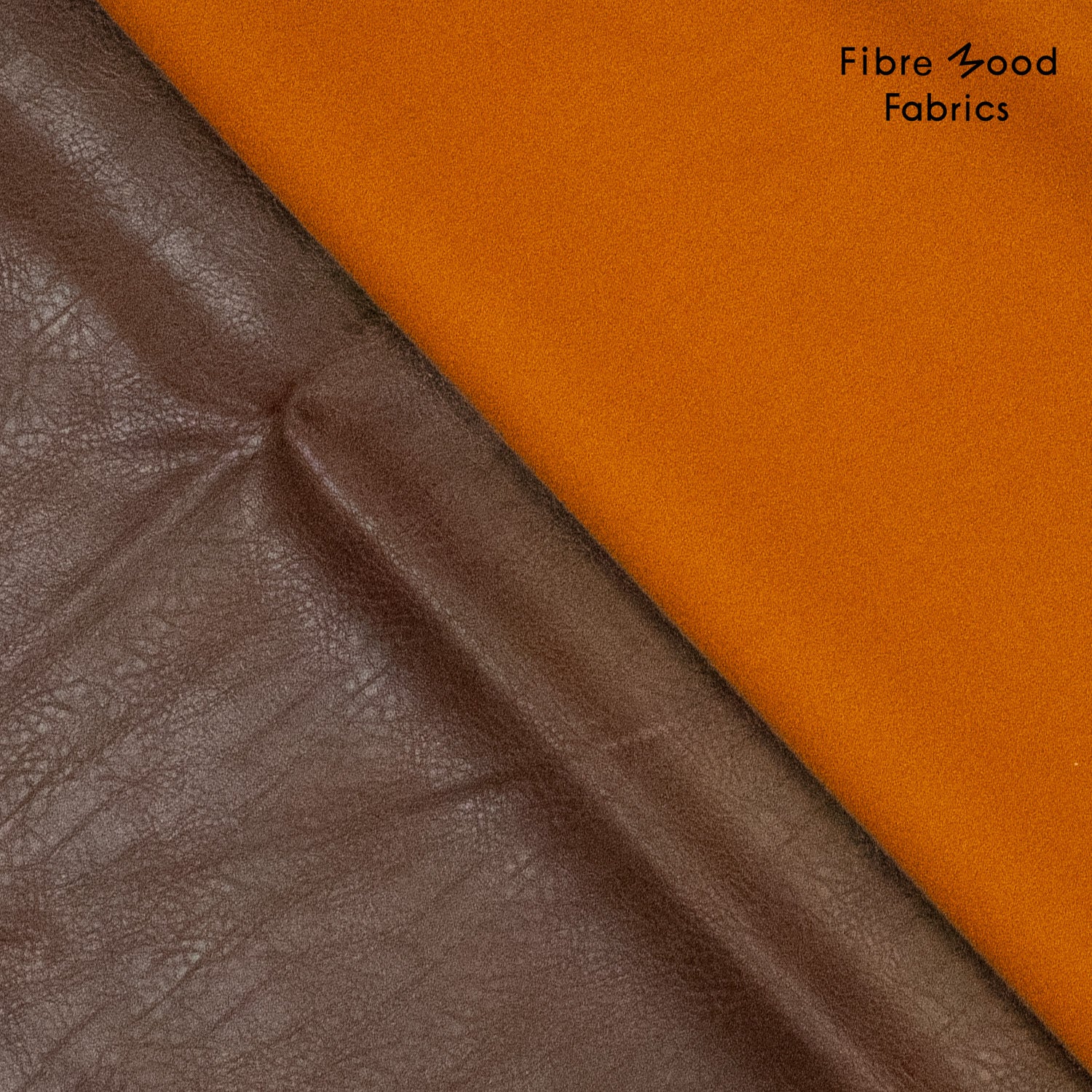 Fibre Mood kunstleer bruin (Elof &Gio)