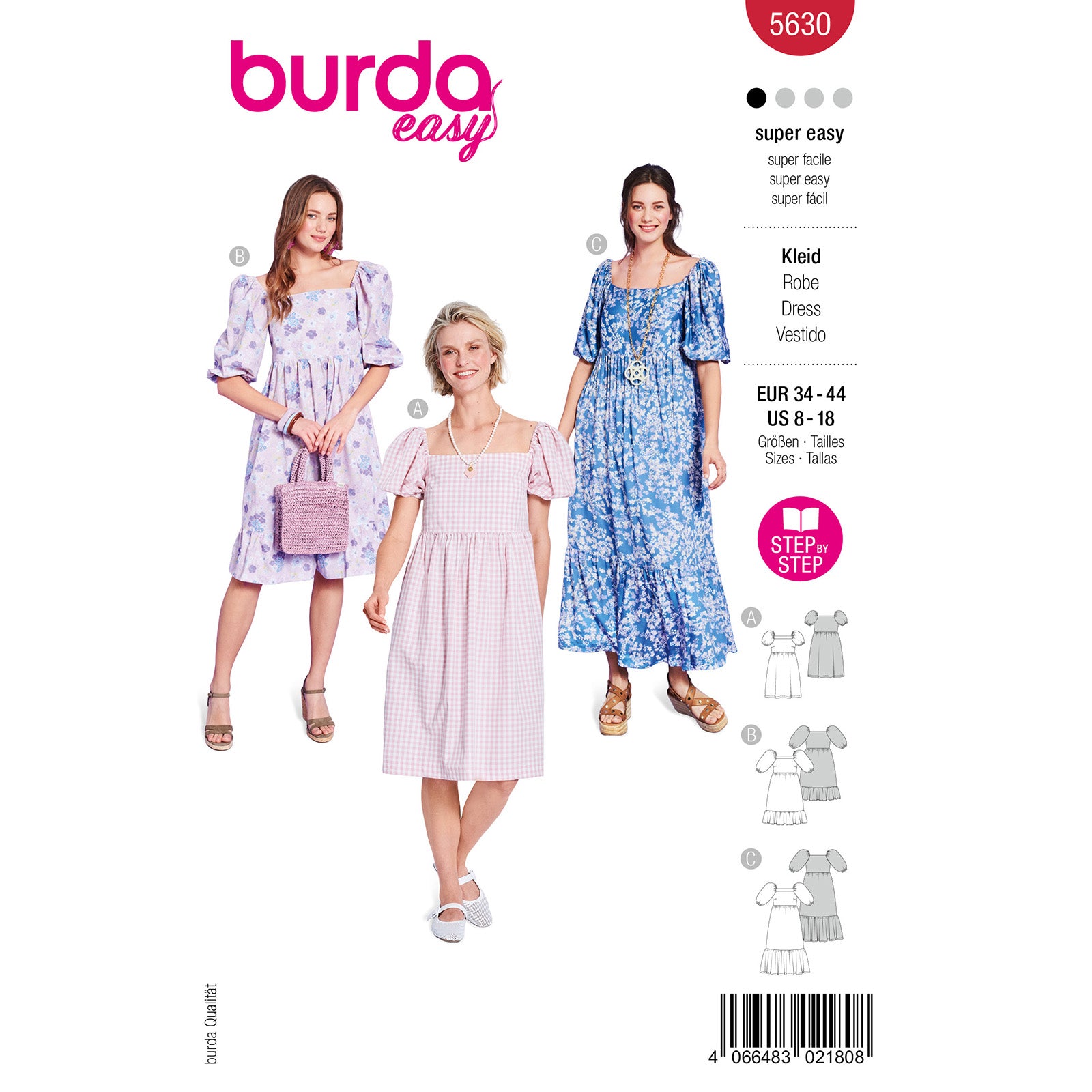 Burda 5630 jurk