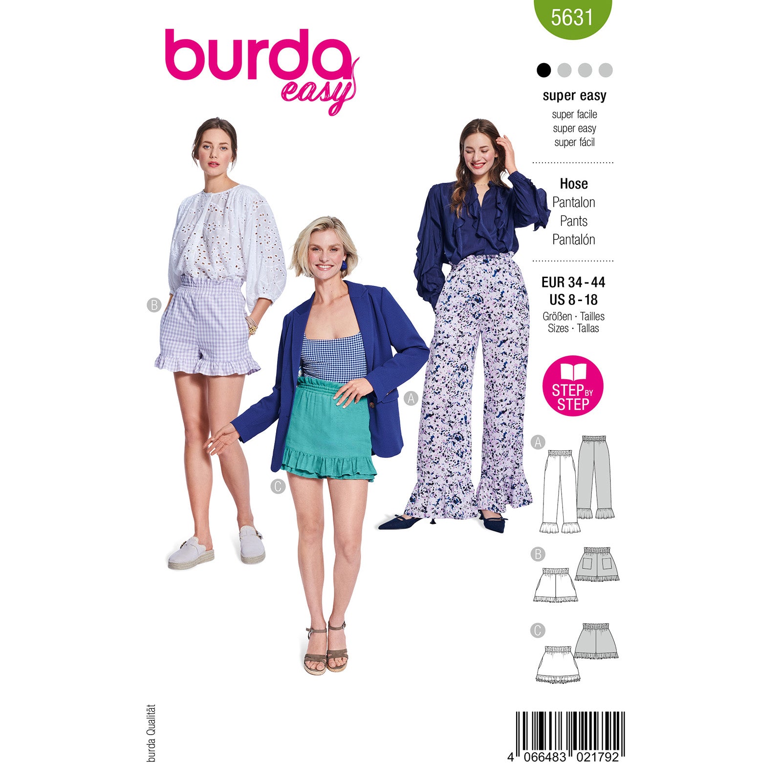 Burda 5631 broek