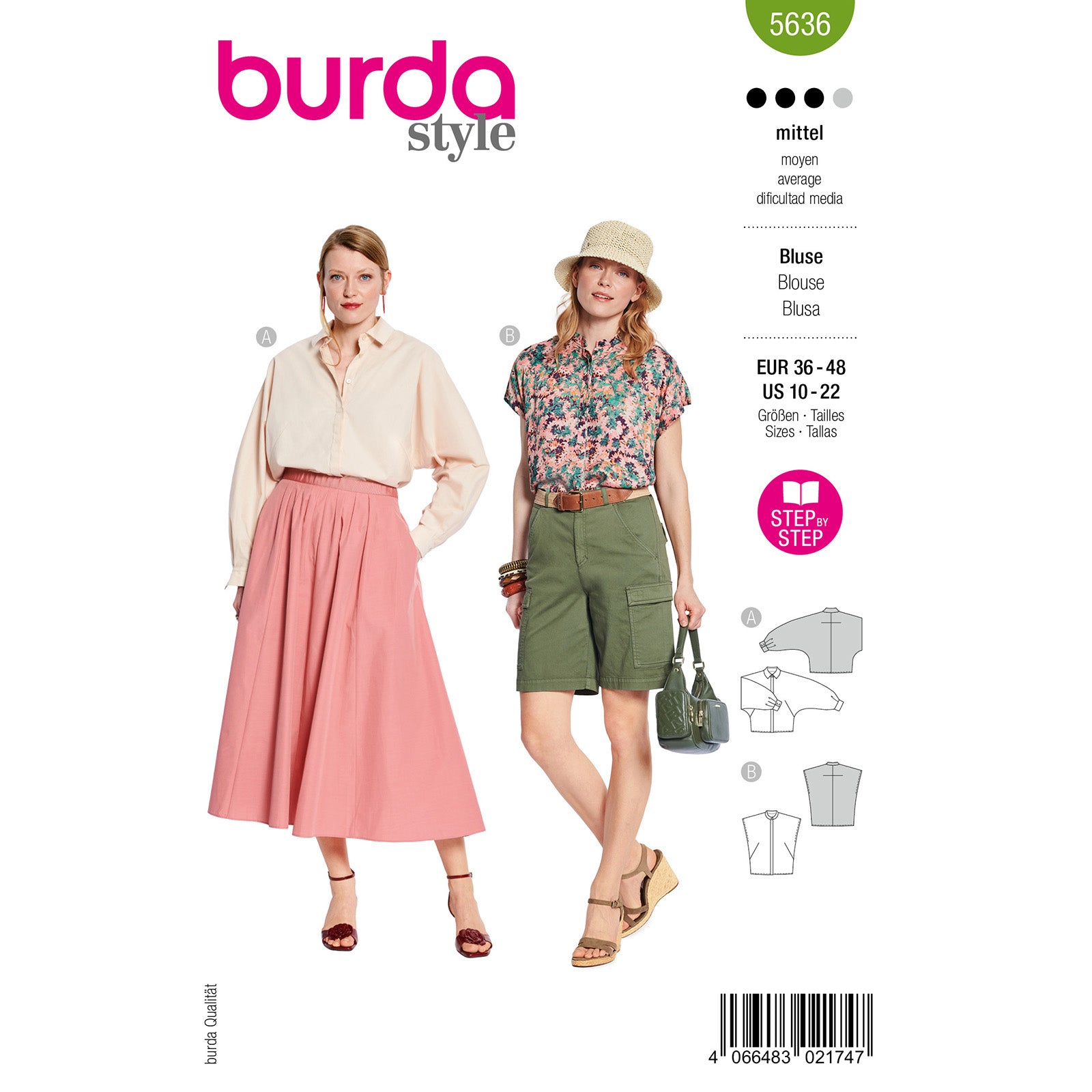 Burda 5636 blouse