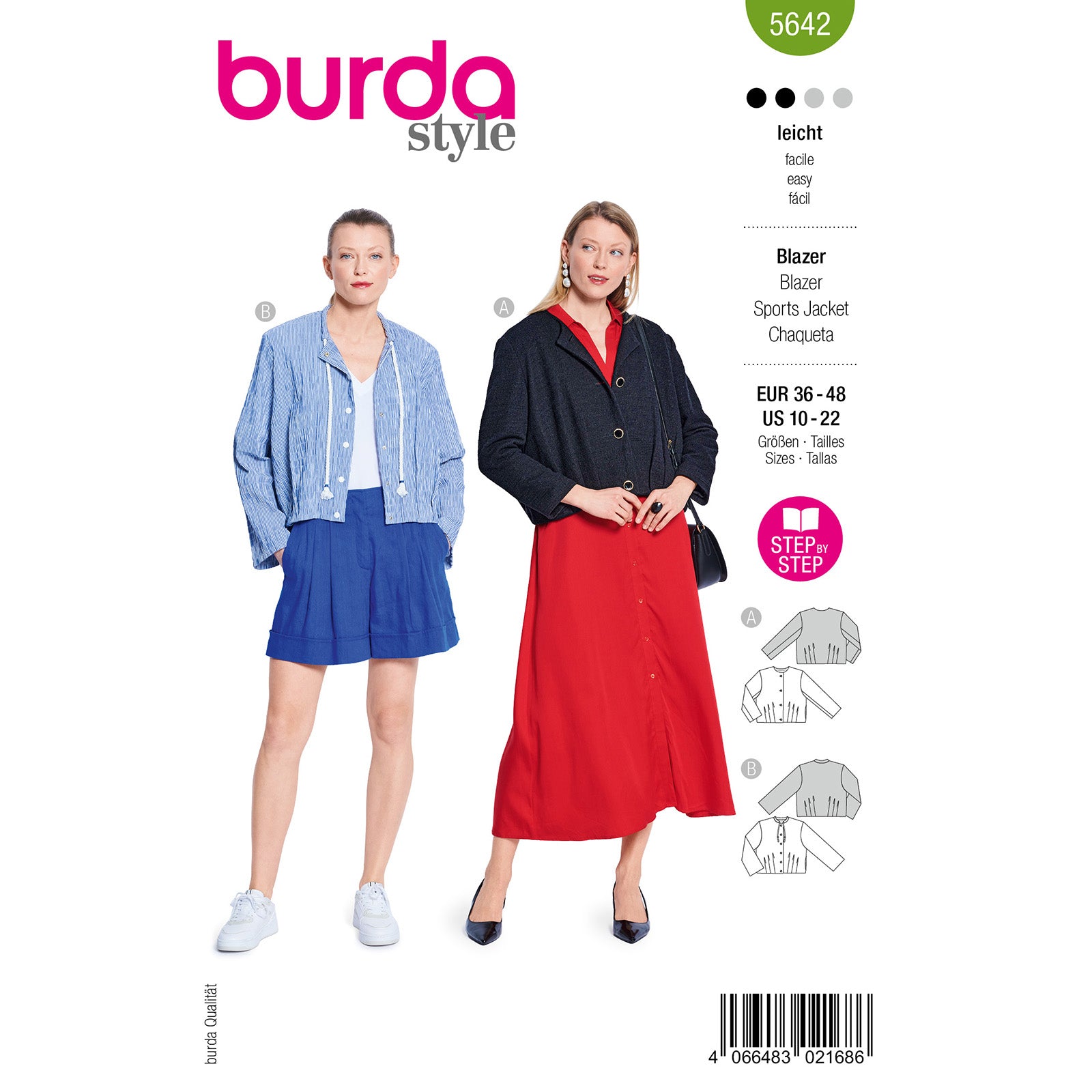 Burda 5642 blazer