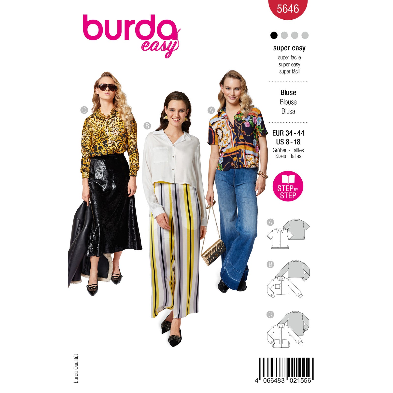 Burda 5646 blouse