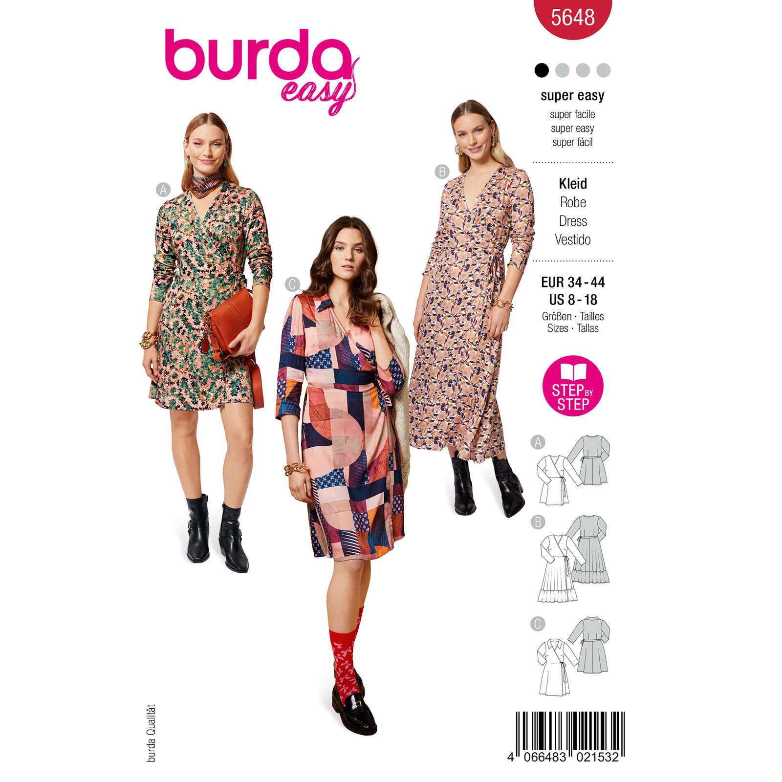 Burda 5648 jurk