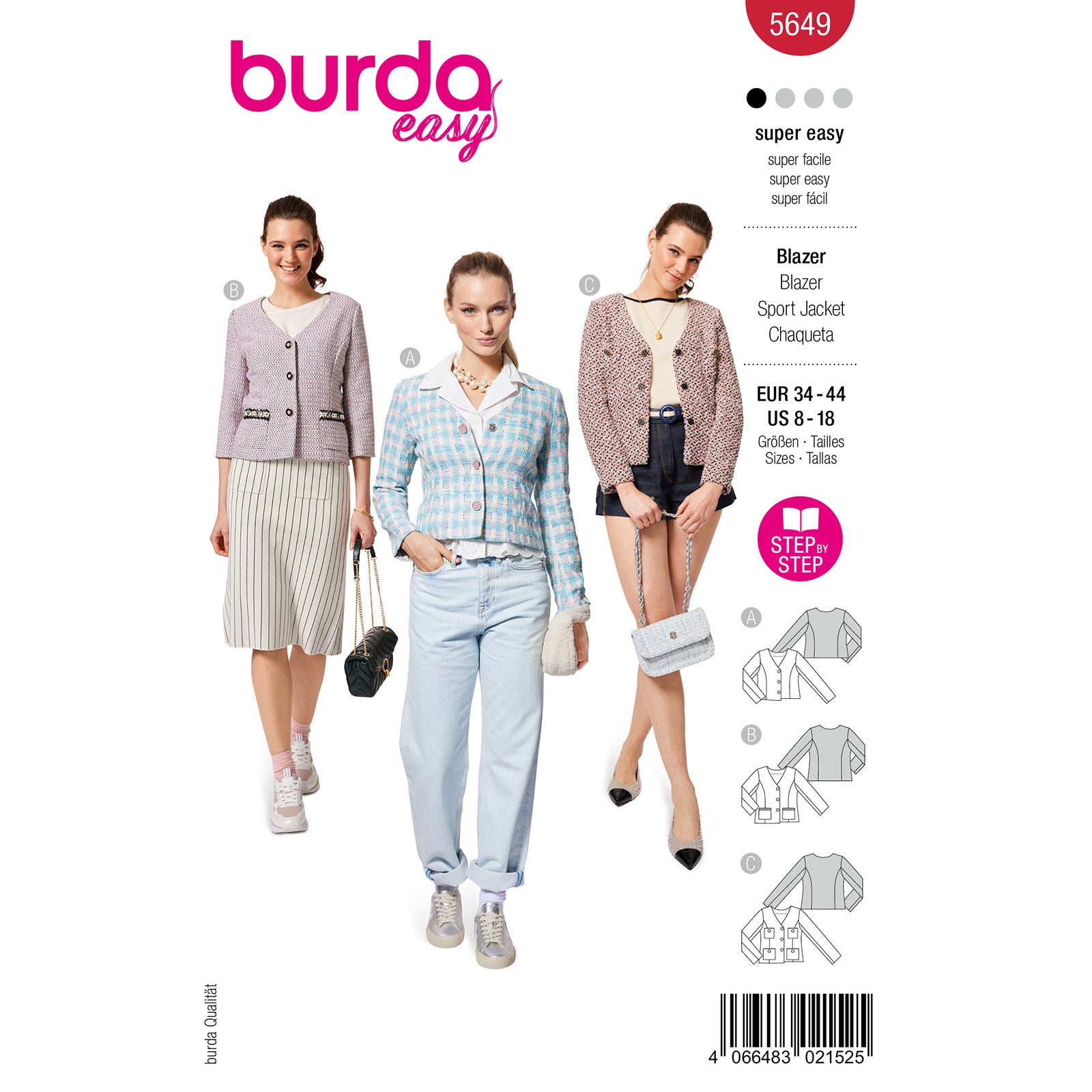 Burda 5649 blazer
