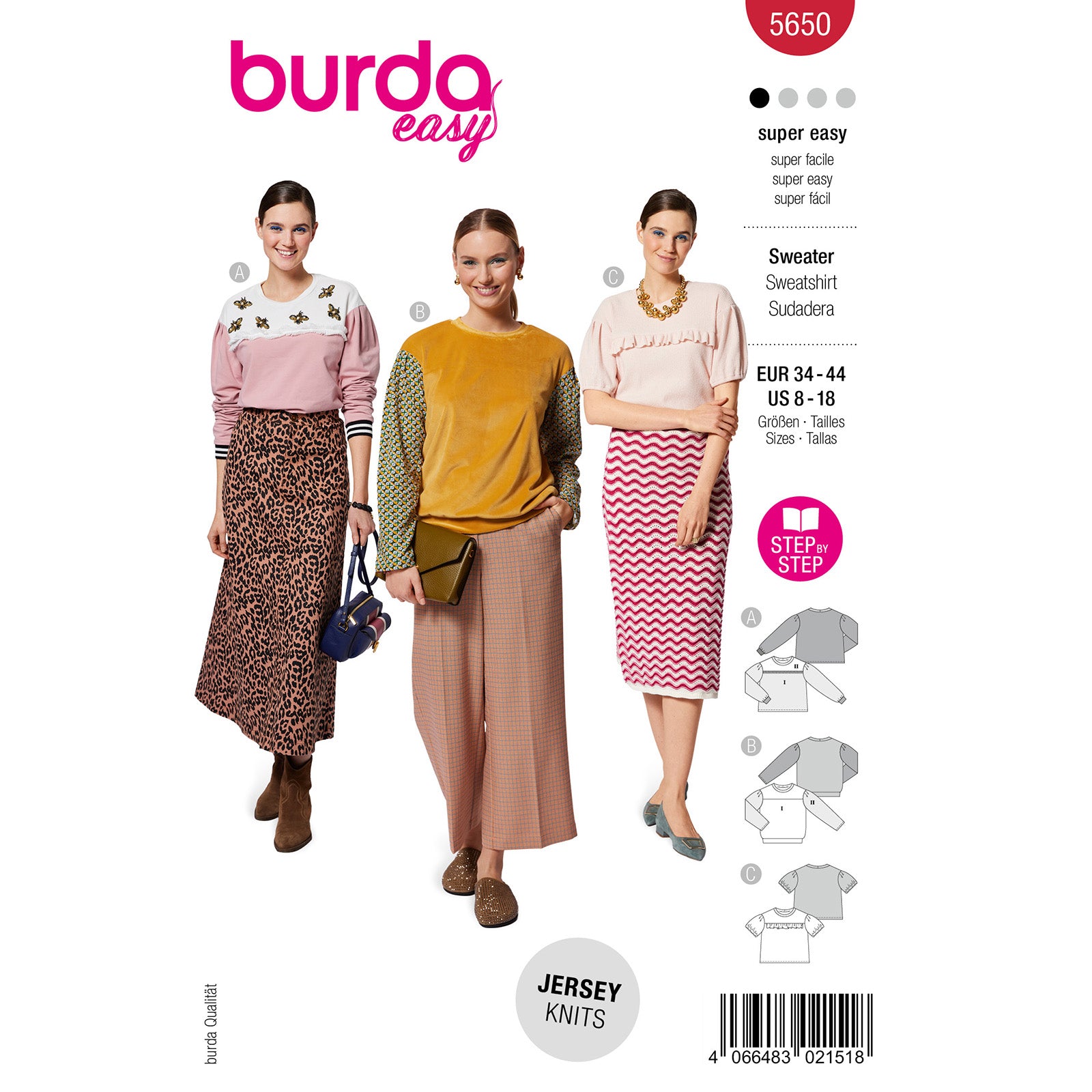 Burda 5650 sweater