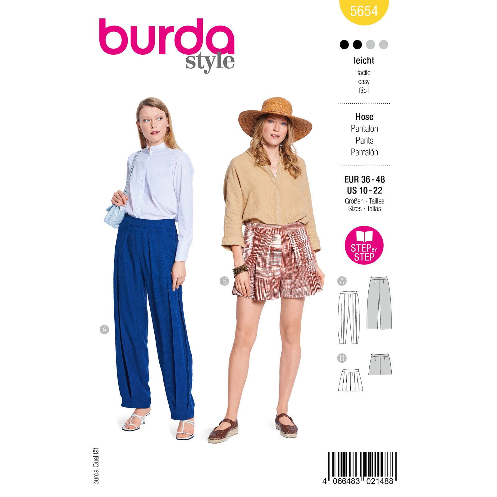 Burda 5654 broek