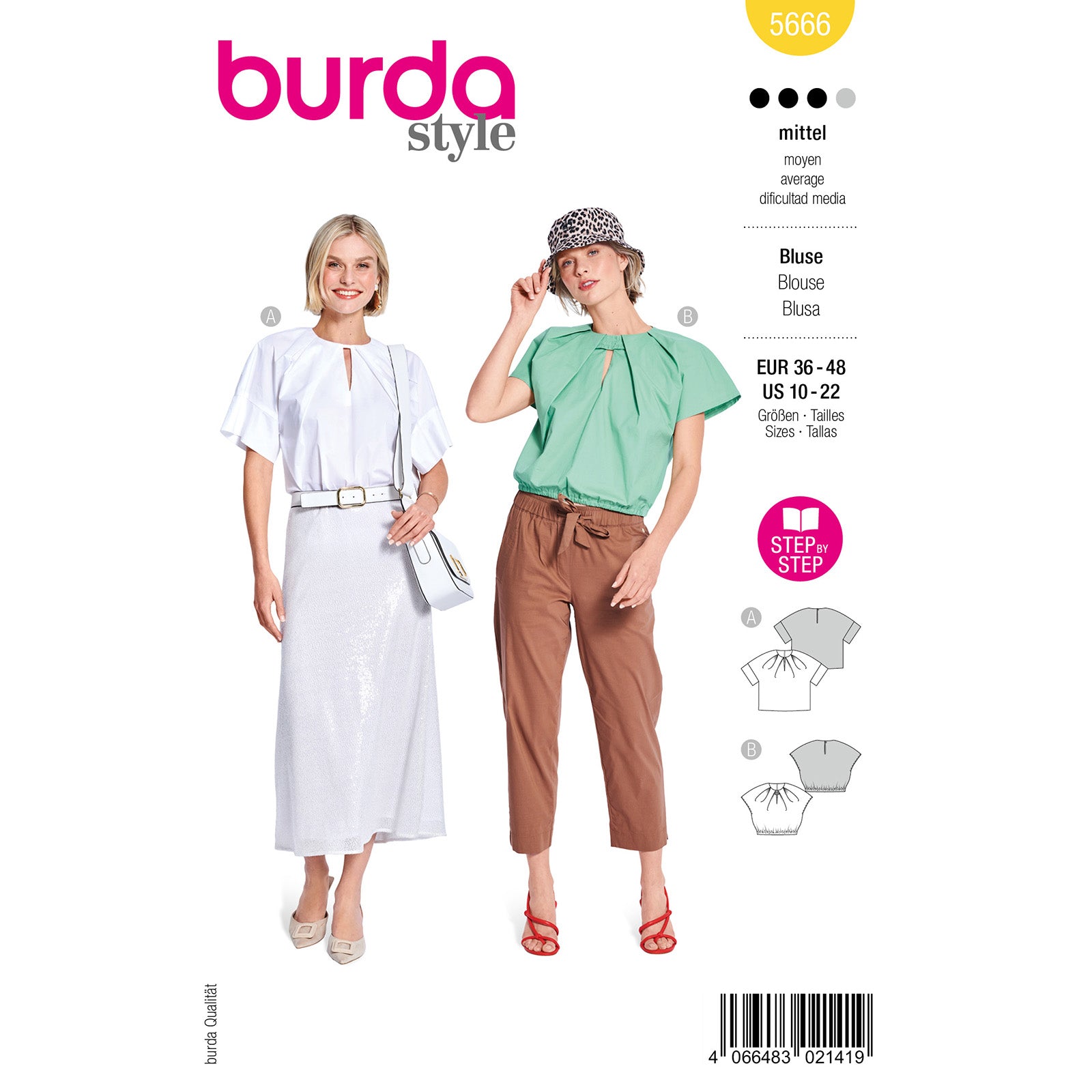 Burda 5666 blouse