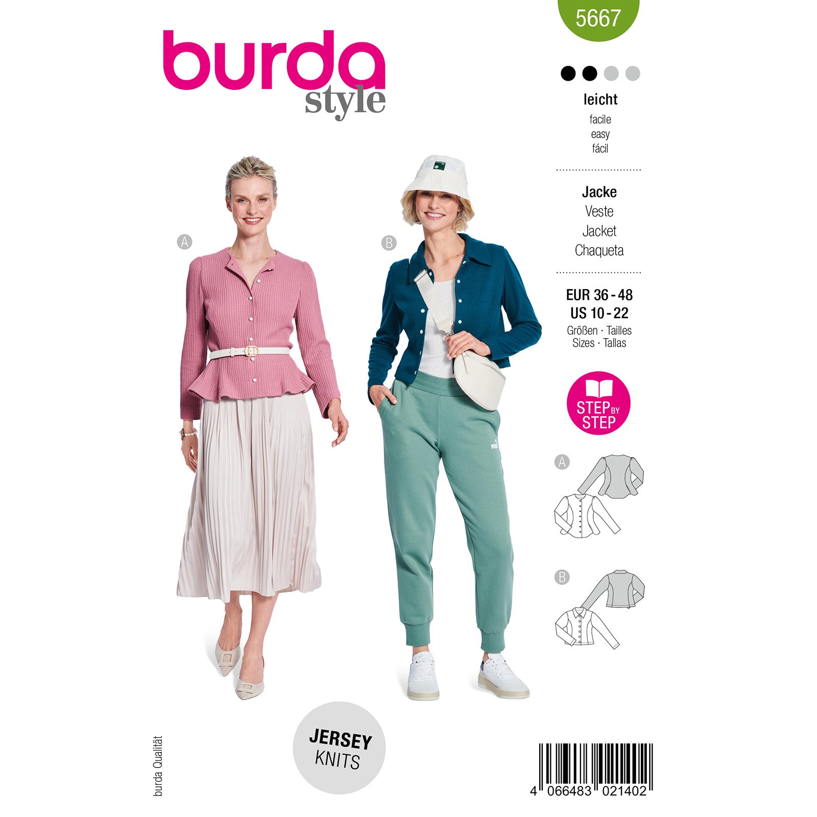 Burda 5667 jasje