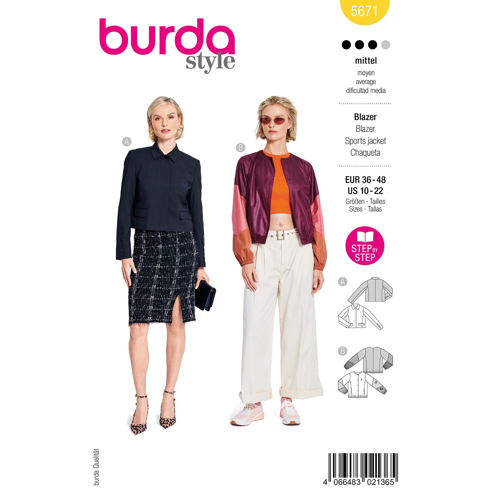 Burda 5671 blazer