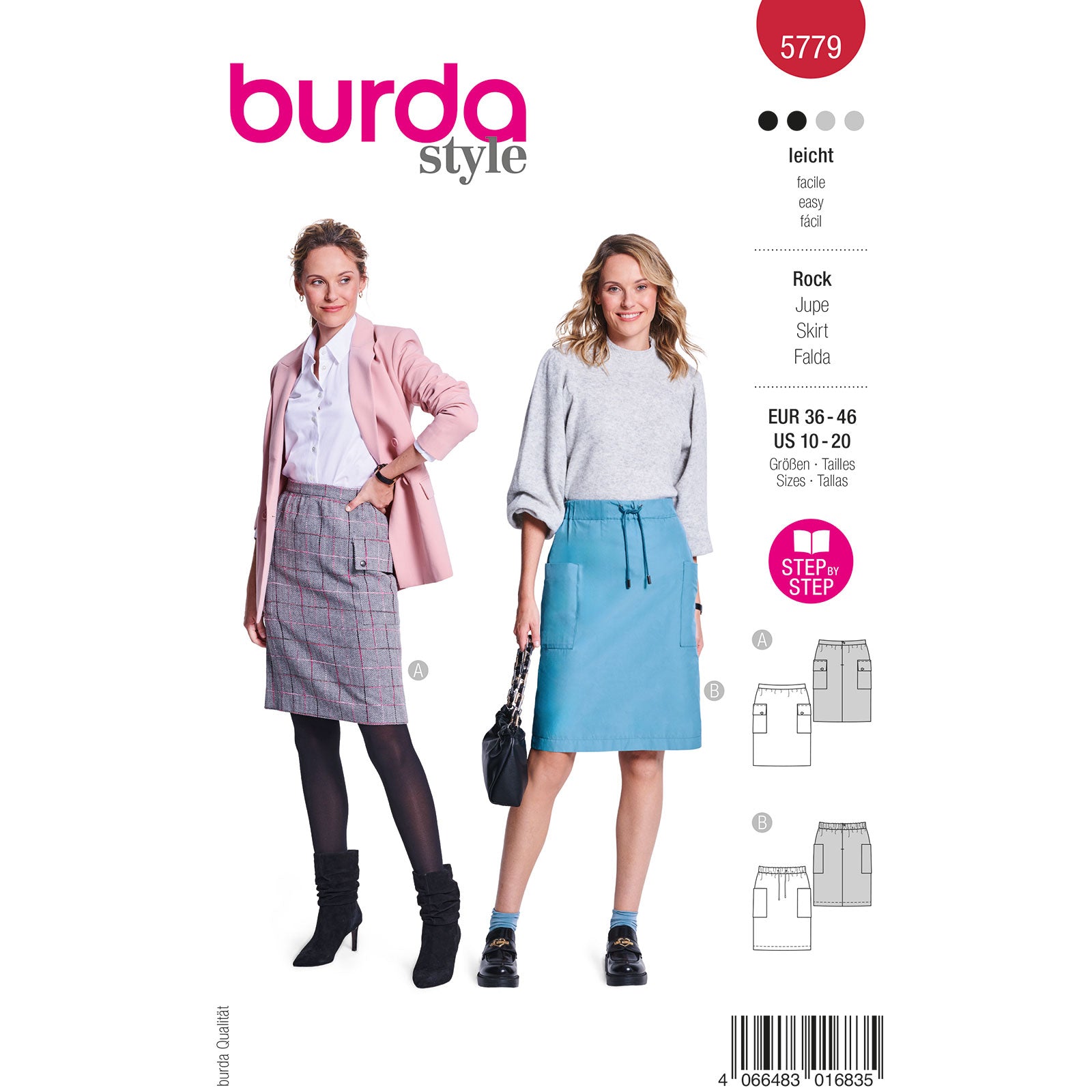 Burda 5779 dames blouse
