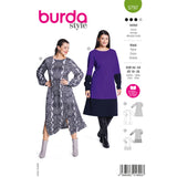 Burda 5797 dames jurk (curvy)
