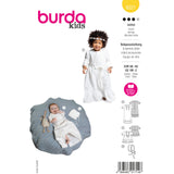Burda 9221 baby communiejurk