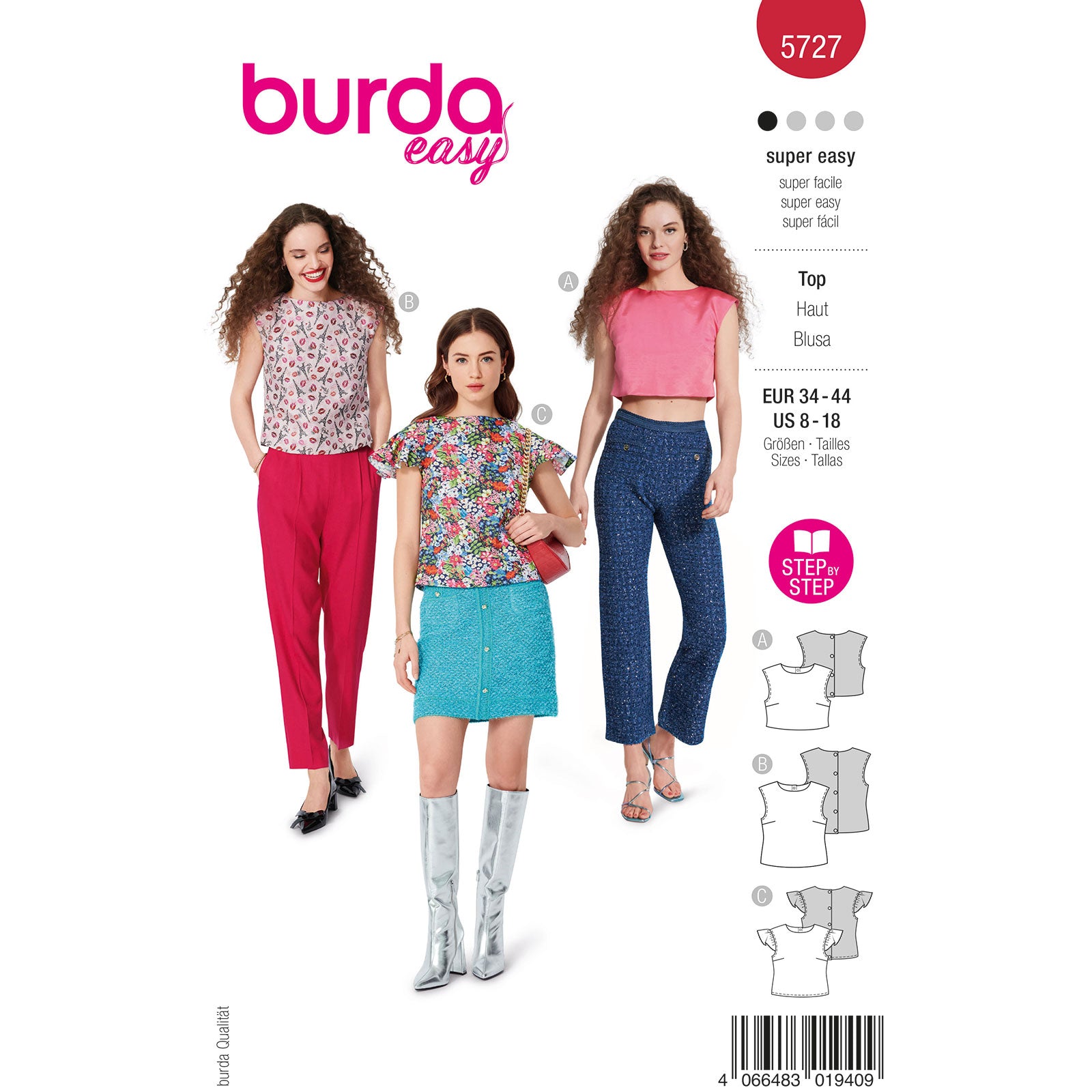 Burda Easy 5727 top