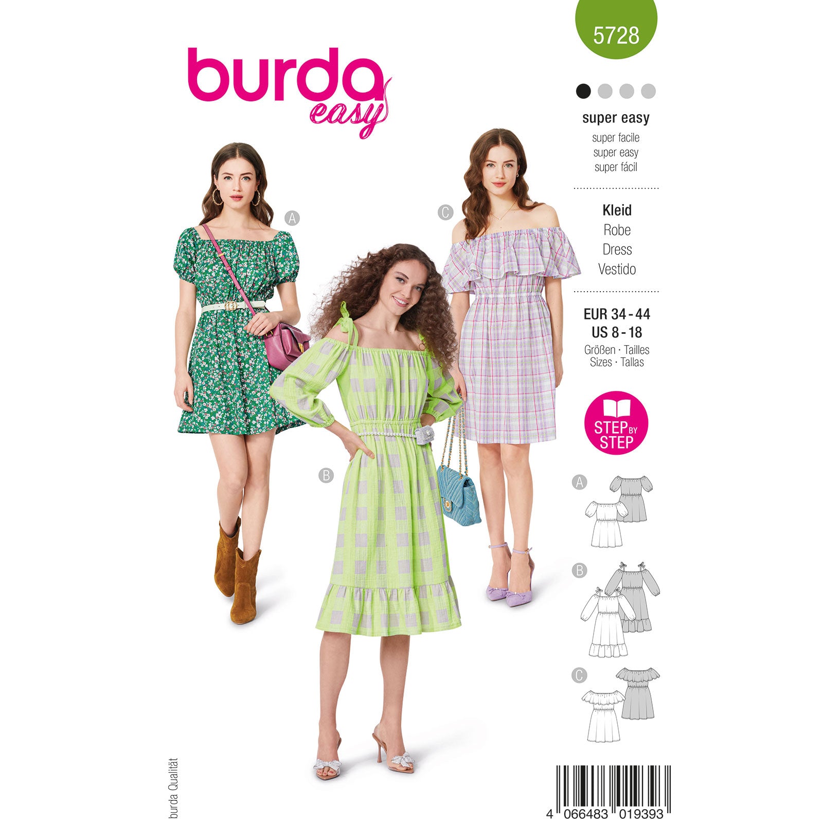 Burda Easy 5728 jurk