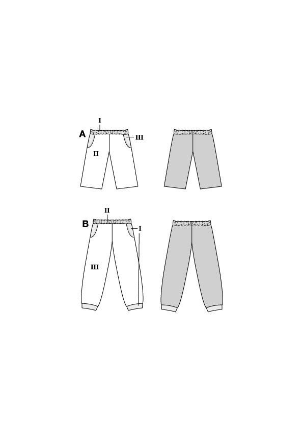 Burda Kids 9182 broekjes