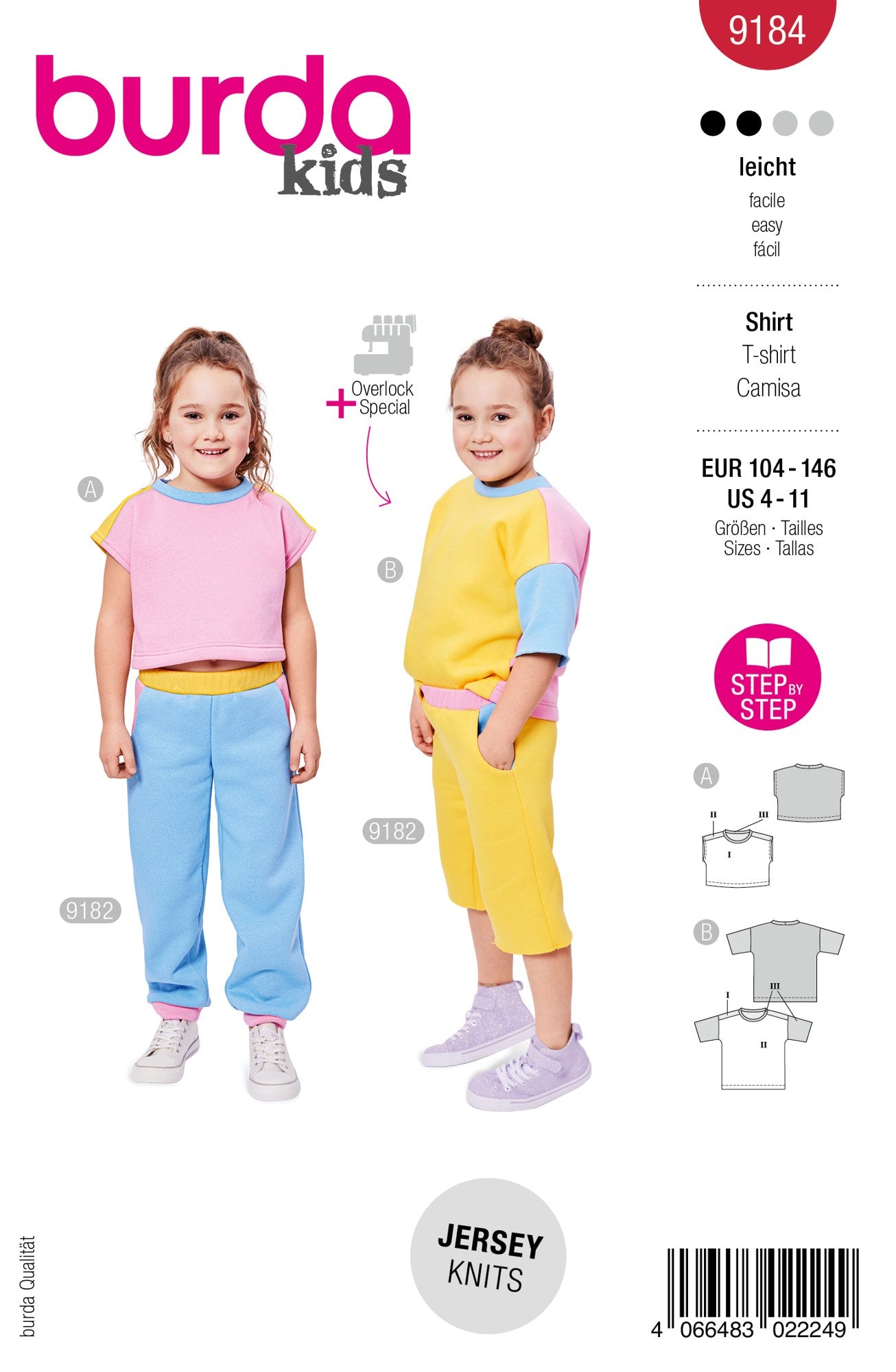 Burda Kids 9184 shirtjes