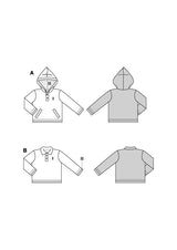 Burda Kids 9185 hoodie/trui