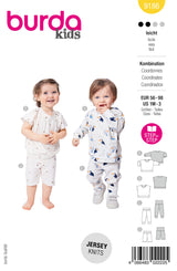 Burda Kids 9186 jersey pakje