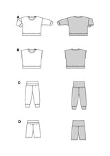 Burda Kids 9186 jersey pakje