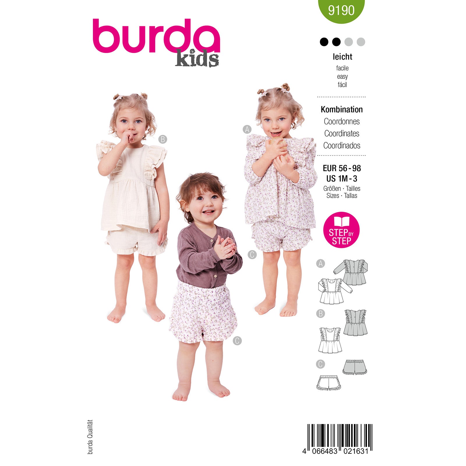 Burda Kids 9190 combinatie