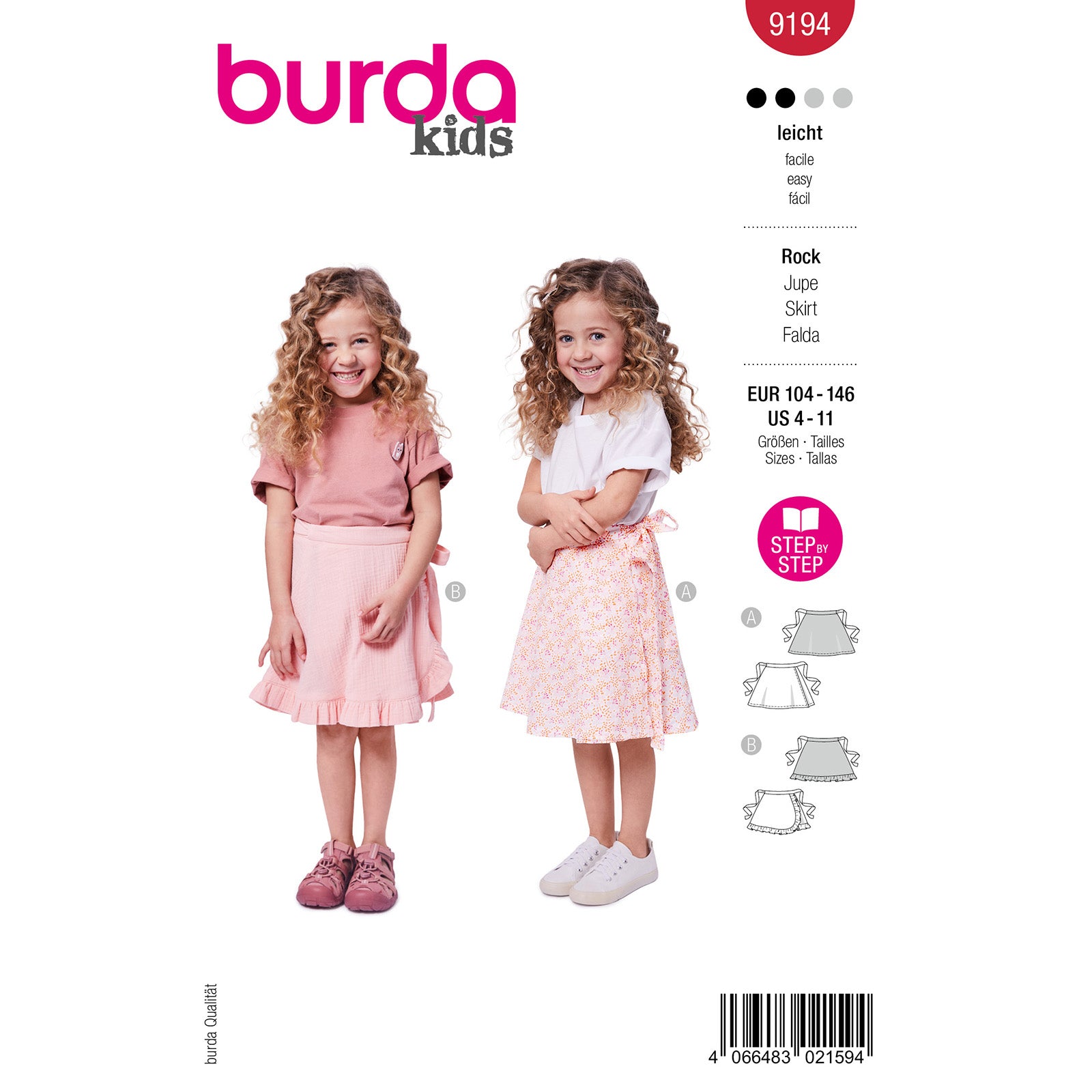 Burda Kids 9194 rokje