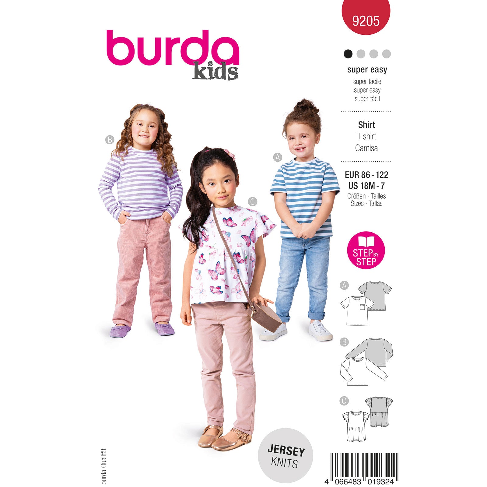 Burda Kids 9205 shirt