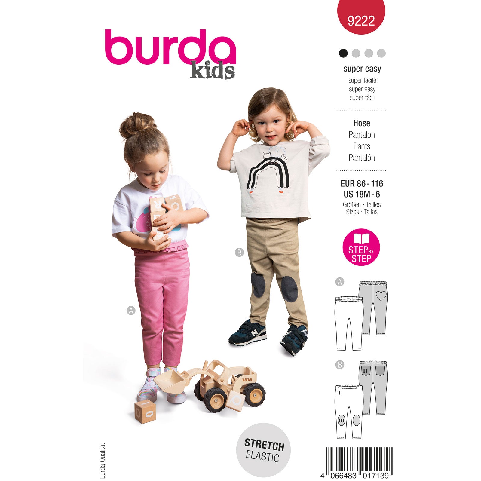 Burda Kids 9222 broek