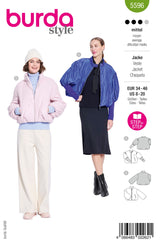 Burda Style 5596 gewatteerd jack