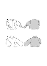 Burda Style 5596 gewatteerd jack