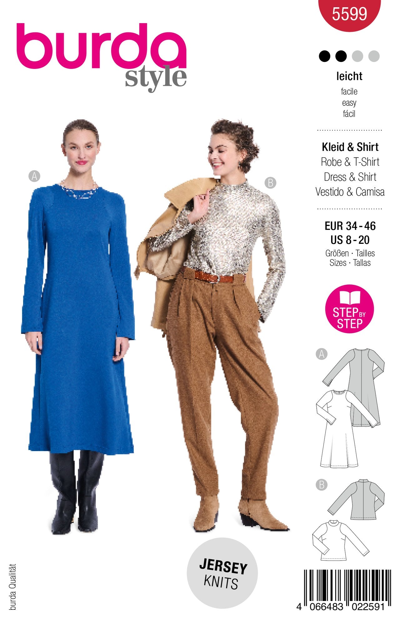 Burda Style 5599 jurk en shirt