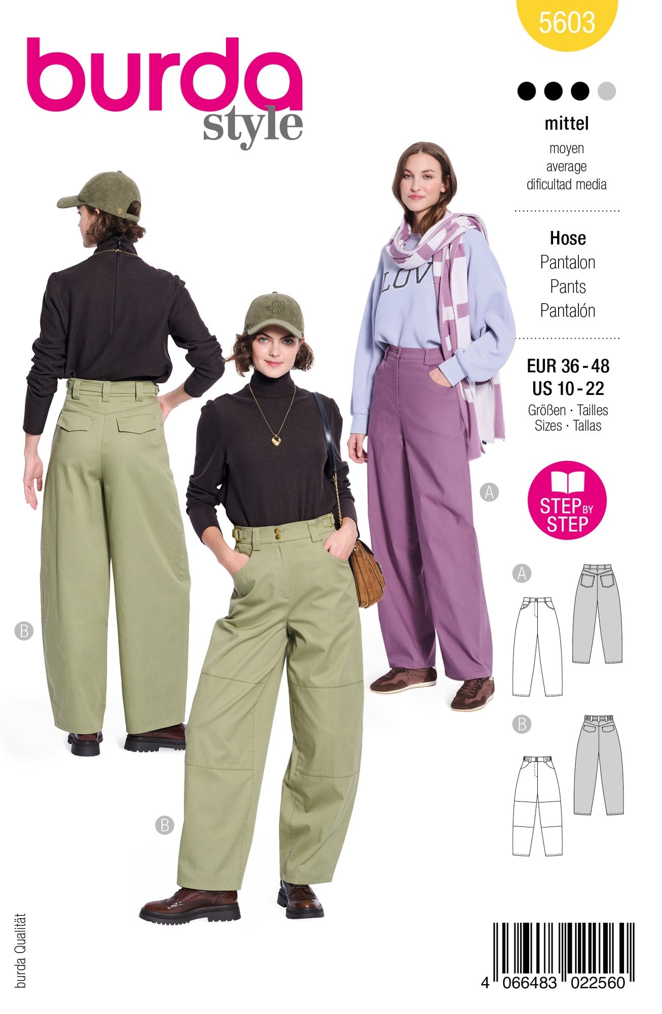 Burda Style 5603 broek