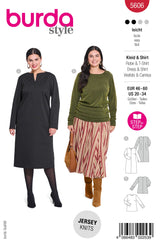 Burda Style 5606 jurk en shirt grote maten