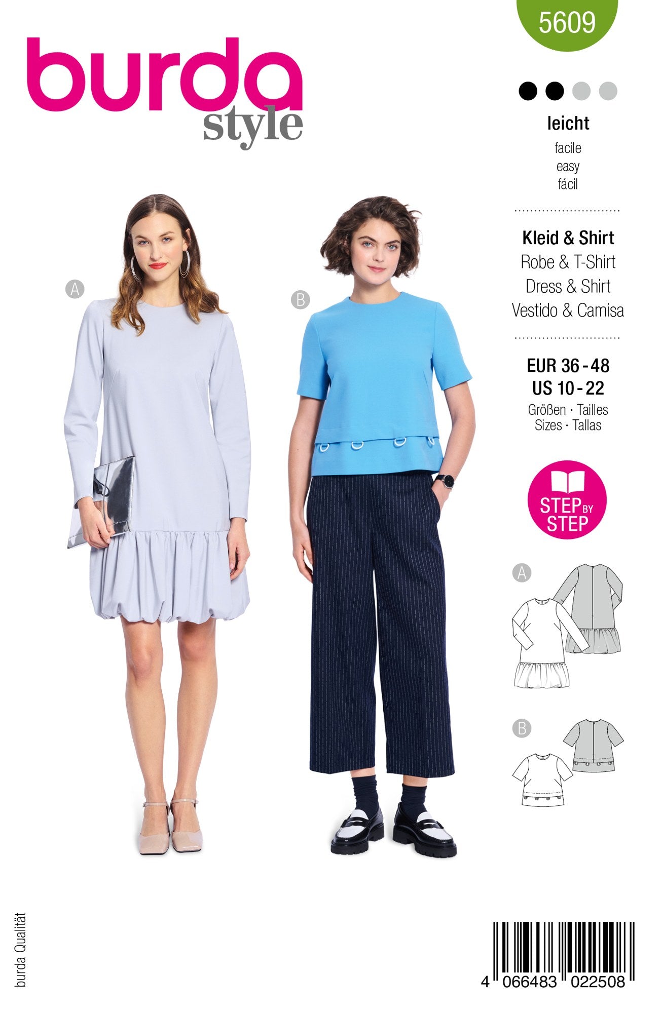 Burda Style 5609 top jurk