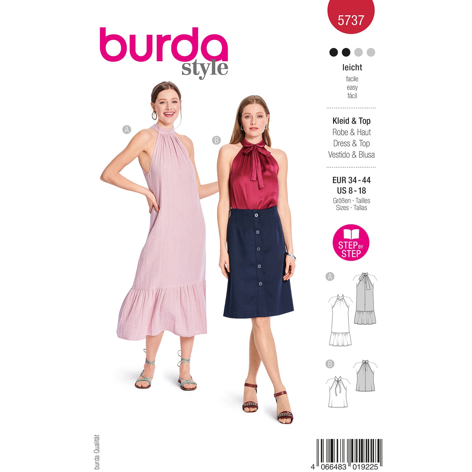 Burda Style 5737 jurk en top