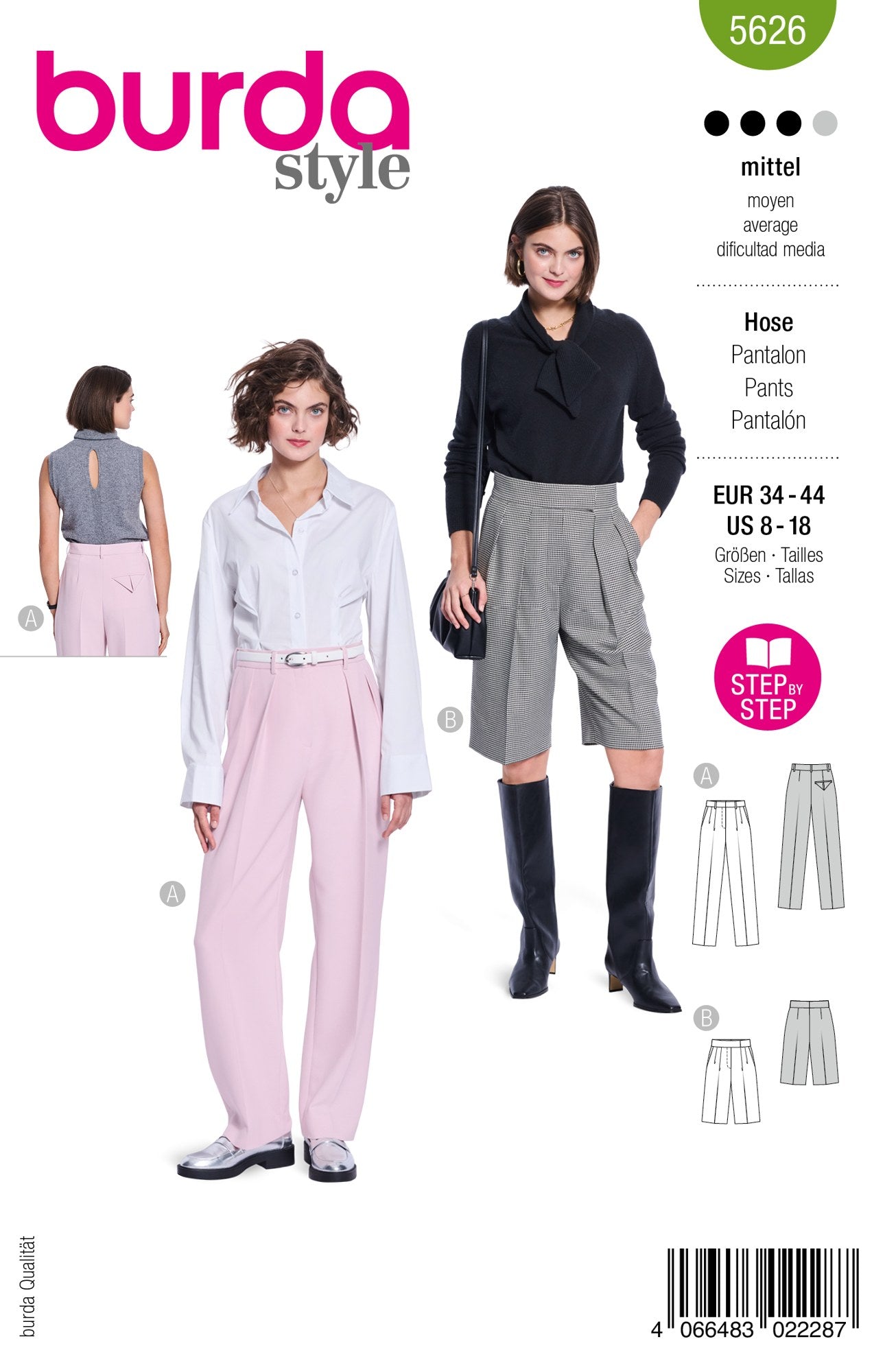 Burda Style 5626 pantalon