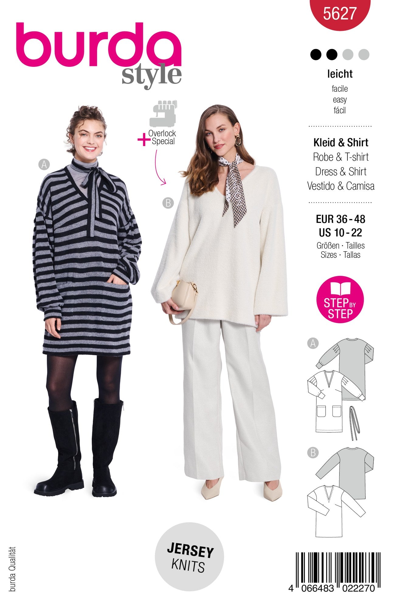Burda Style 5627 tuniek