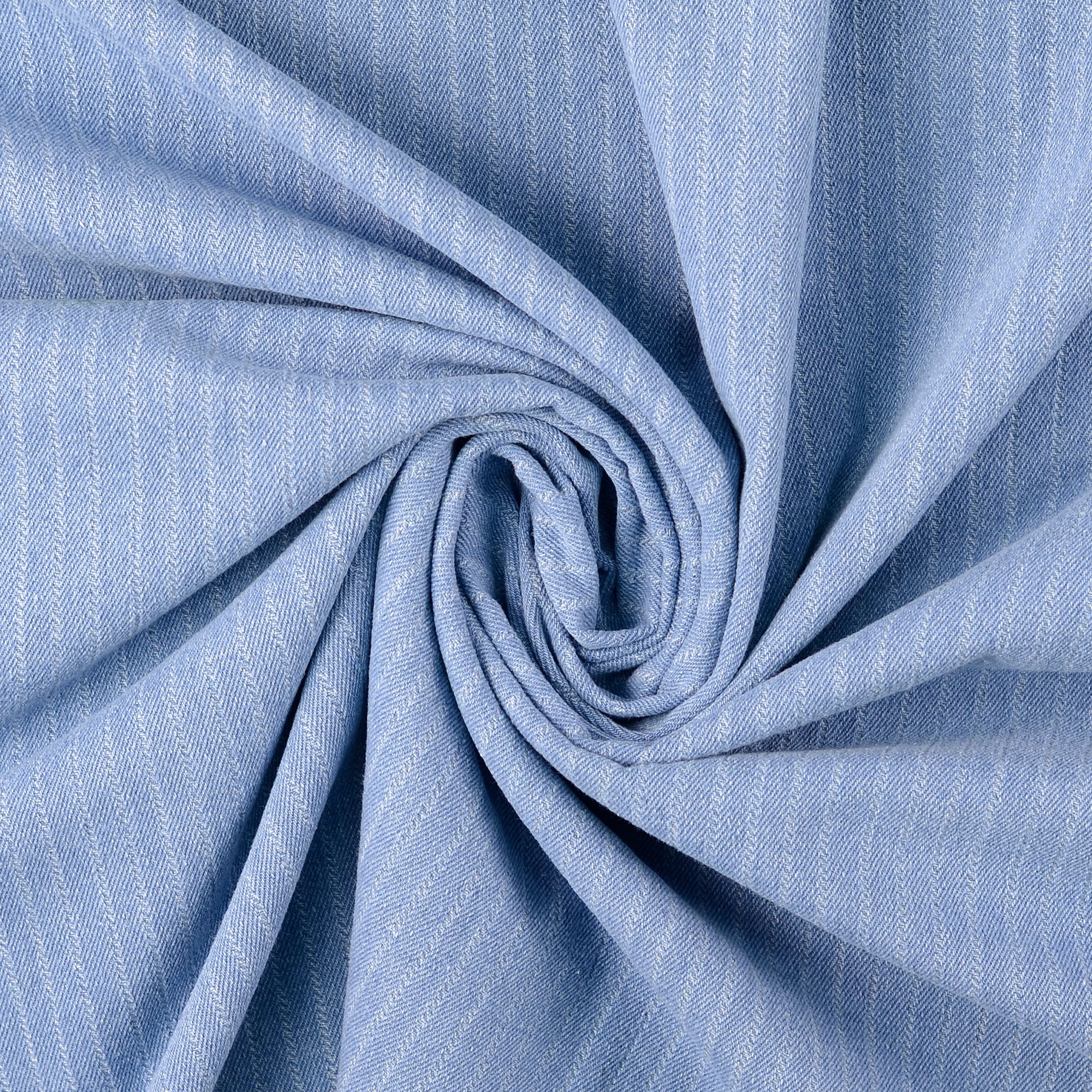 Denim heavy streep indigo