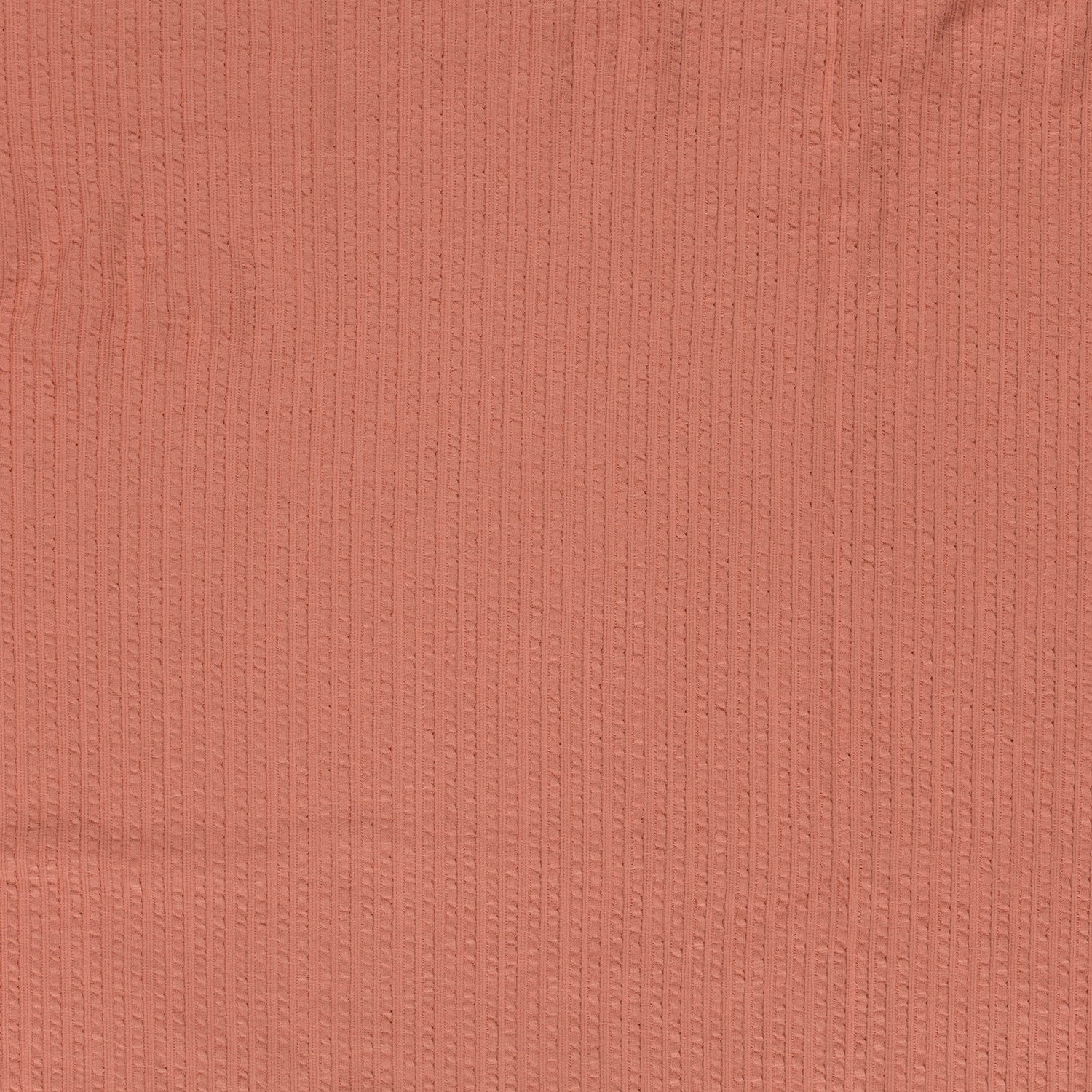 Ribjacquard jersey koraal