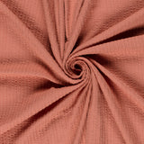 Ribjacquard jersey koraal